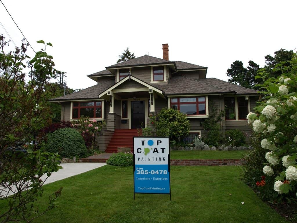 Exterior residential painting in Victoria, bC